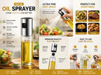 100ml Glass Oil Sprayer Bottle – Fine Mist Cooking Oil Dispenser