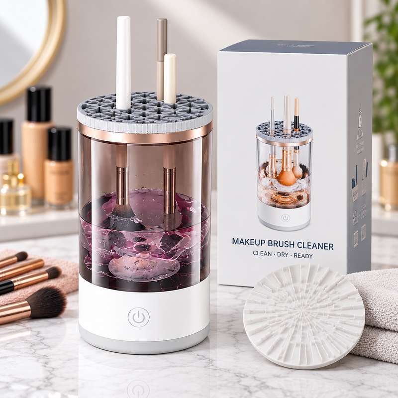 Automatic Makeup Brush Cleaner – Electric USB Brush Washing Machine