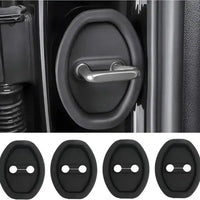 Car Silicone Door Latch Lock Protective Cover (Pack of 4)