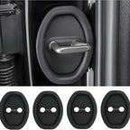 Car Silicone Door Latch Lock Protective Cover (Pack of 4)